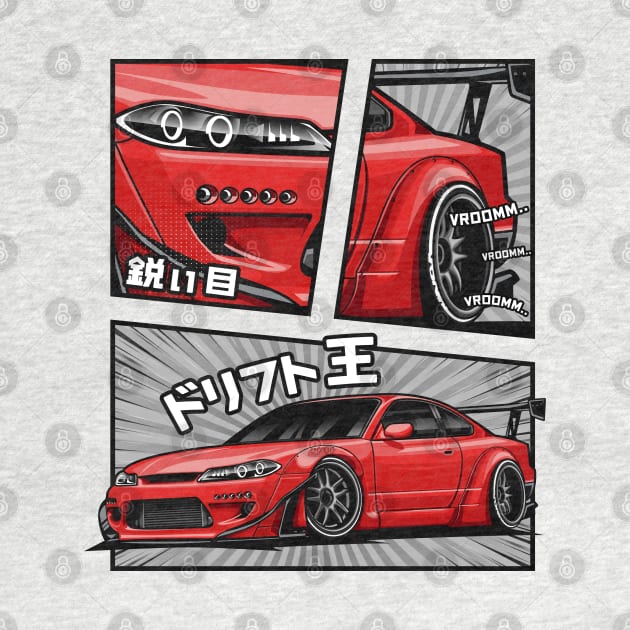 Silvia S15 Manga Series (Red) by Jiooji Project